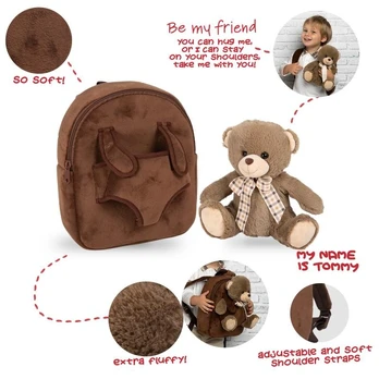Perletti Toys Kuprinė "Tommy Bear"