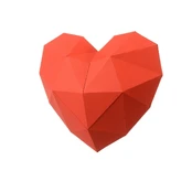 Beldizart „Wizardi 3D Papercraft Kit Heart“ PP-2HRT-Raudonas kaina