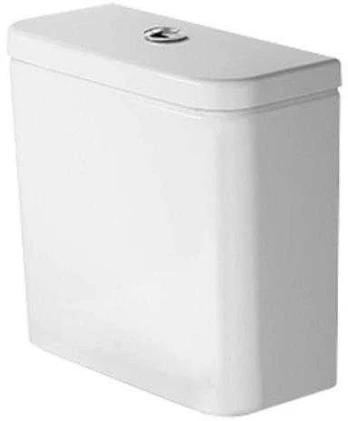 skalojamā kaste DuraStyle Basic, pievads no apakšas, 6/3 l, balta