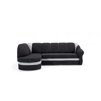 Kampinė sofa Benano, juoda