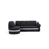 Kampinė sofa Benano, juoda kaina