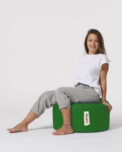 Lauko pufas Round Pouf-Green Žalias kaina