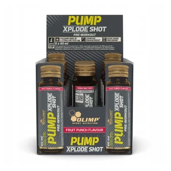 Olimp Pump Xplode Shots 9 x 60ml skonis - Apelsinų