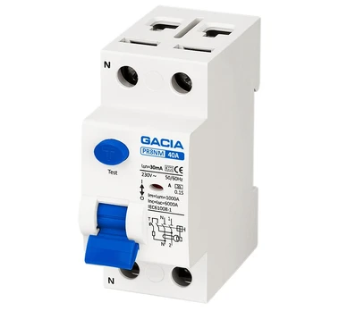 PR8NM 2P 40A 30mA A 6kA residual current circuit breakers