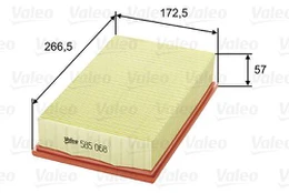 Oro filtras VALEO 585068 kaina