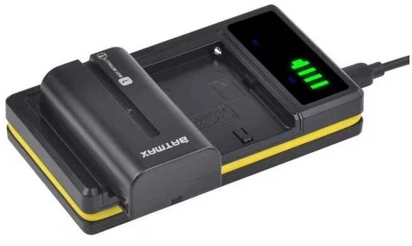 Batmax NP-F550 akumuliatorius ir kroviklis
