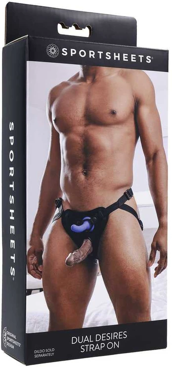 SPORTSHEETS DUAL DESIRES STRAP ON