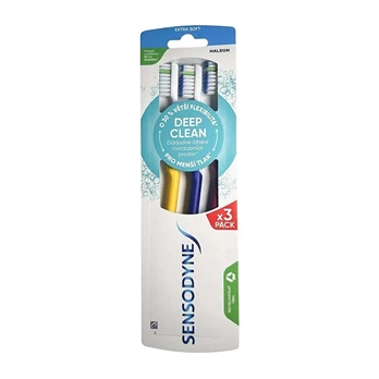 Sensodyne - Deep Clean Extra Soft toothbrush 3 pcs