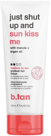 b.tan - Just Shut Up &amp; Sunkiss Me Gradual Medium Tan Lotion 236 ml