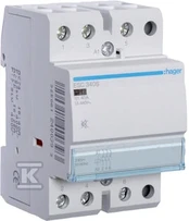 Hager TYLIUS KONTAKTORIAUS 230VAC 3NO 40A AC-7A/B