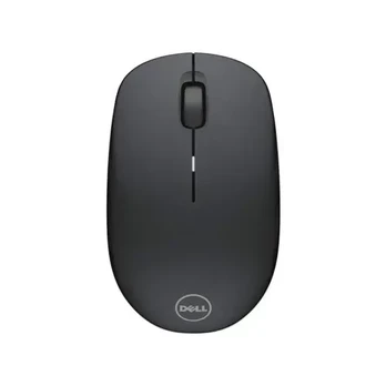 DELL Black Wireless Mouse-WM126, Ambidextrous, Optical, RF Wireless, 1000 DPI, Black
