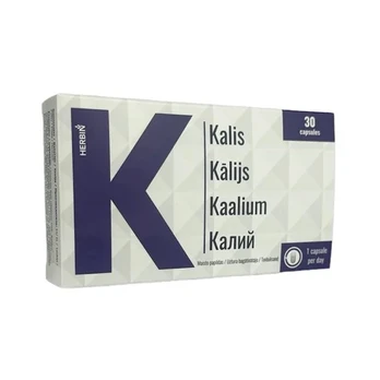 Herbin Kalis 300 mg, 30 kapsulių
