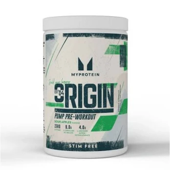 Myprotein Origin Pre-Workout Stim Free 600g skonis - Braškių