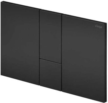 Flush plate Prevista Visign for Style 24. Plastic / juodas matt