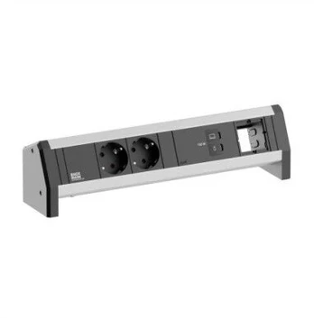 Bachmann Stalviršis 2xCEE7/3, 1xUSB C/C 100 W, 1xCM (19.07.4251)