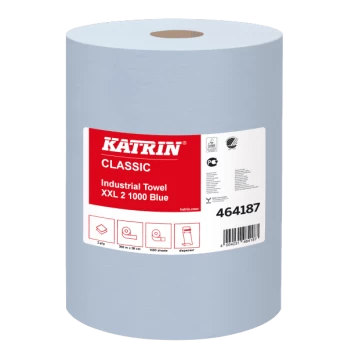 Rankšluostis pramonei Katrin Classic XXL 2 blue laminated