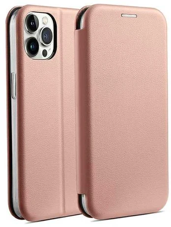 Beline Book Magnetic Apple iPhone 14 Pro 6.1″ Dėklas Rose Gold