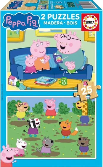 Educa - 2x25 pcs, Peppa Pig (80-20334)
