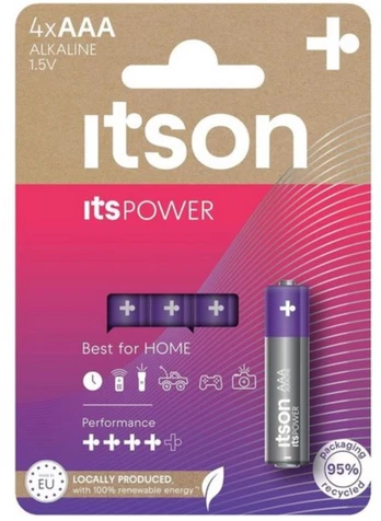 itson itsPOWER battery Alkaline LR03IPO/4CP