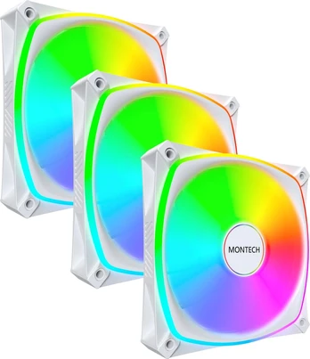 Montech CASE FAN 120MM/RX120 PRO WHITE 3 IN 1 MONTECH
