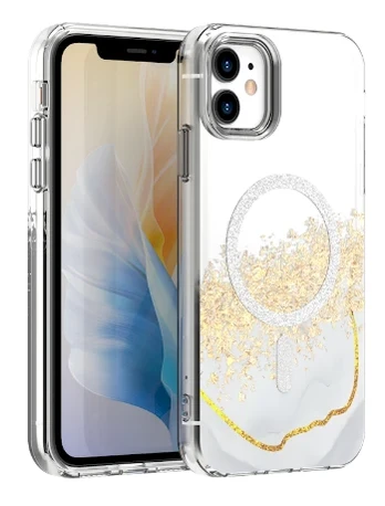 Dėklas Mocco Epoxy Mag Back Case for Apple iPhone 11