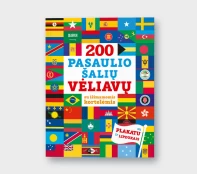 KNYGA 200 pasaulio šalių veliavos kaina