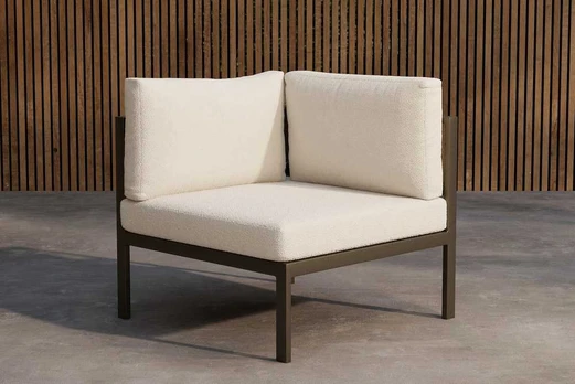 Sofa Venture Design Kampinis sofos modulis, 70x70x30 cm, ruda, buklė