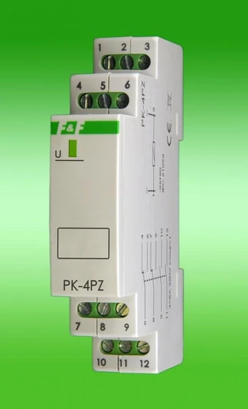 F&F Elektromagnetinė relė 24V 4x8A - PK4PZ24