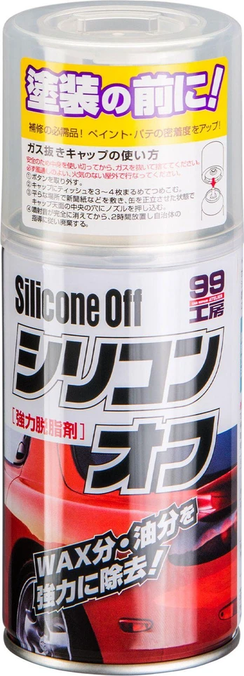 Soft99 Silicone Off, riebalų šalinimo priemonė, 300ml