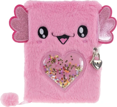 Tinka - Diary Plush Axolotl Pink with Lock