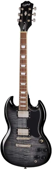 Elektrinė gitara Epiphone SG Tribute Plus Ebony Burst