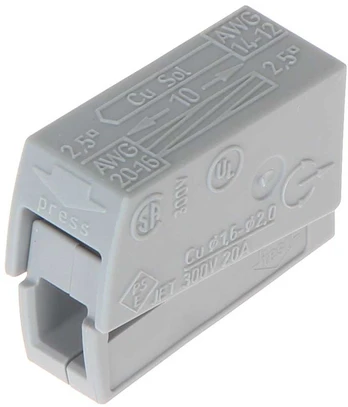 ELEKTROS KAULIUKAS WAGO-224-101*P100