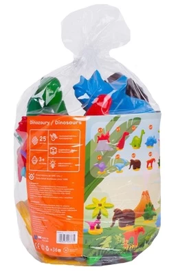 Konstruktorius Marioinex Mini Waffle Dinosaurs, plastikas