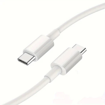 USB C greito įkrovimo laidas, Baltas