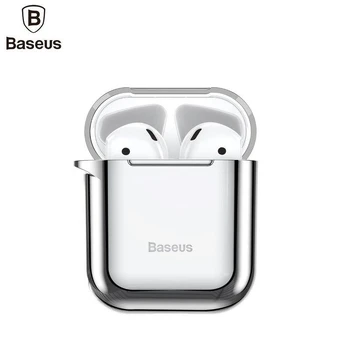 Ausinių dėklas Baseus Metallic Shining Ultra-Thin, sidabro
