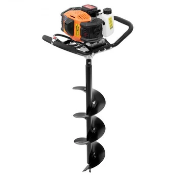 Duobių kasimo įrankis 63cc 2400W 20,3 cm grąžtai prailginimo strypas, metalas