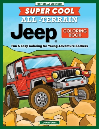 Super Cool All-Terrain Jeep® Coloring Book