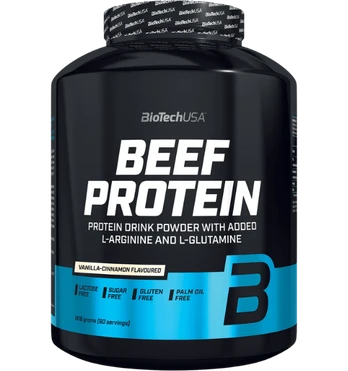BioTech Beef Protein, Vanilla-Cinnamon, 1816 g