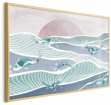 Artgeist Plakatas - Fish on the Waves