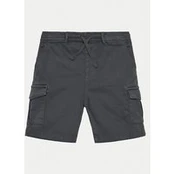 Pepe Jeans Medžiaginiai šortai Ted PB800790 Pilka Regular Fit