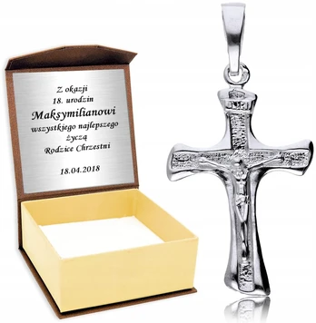 Sidabrinis vyriškas didelis kryžius sidabras 925