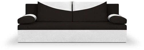 Trivietė sofa Bellezza Polo, ruda/balta