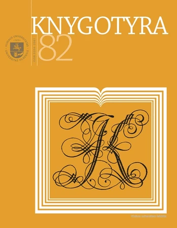 Knygotyra = Book science: mokslo darbai T. 82