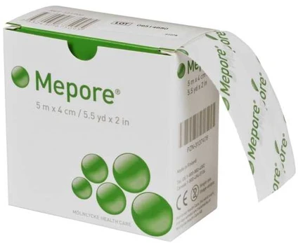Usorteret Plaster, Mepore, 5m x 4cm