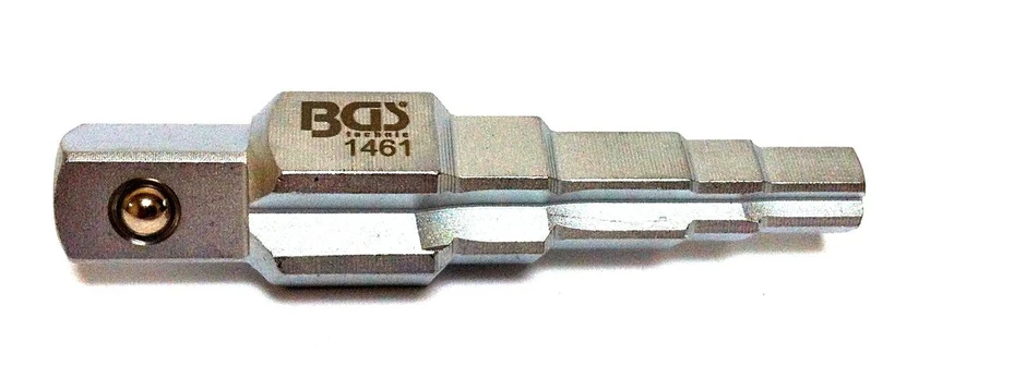 Raktas 5 pakopų išoriniu įtvaru 1/2"
