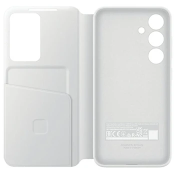 Dėklas Samsung Galaxy S24 Smart View Wallet Case Baltas