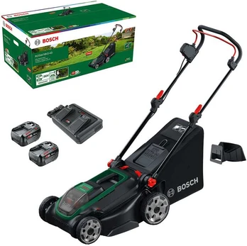 Bosch Rotak 18V-43 Set Akku-Rasenmher