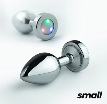 Crushious Borealis Metal Plug Small Silver RGB LED Light System 7.2cm