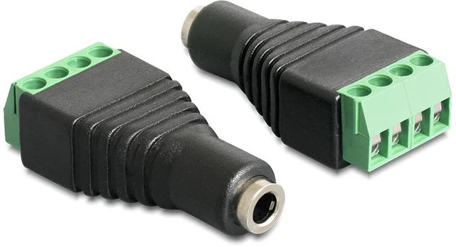 ADAPTER TERMINAL BLOCK 4PIN->MINIJACK 3.5MM(F) DELOCK