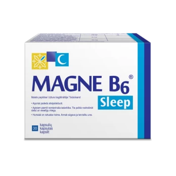 Maisto papildas Magne B6 sleep 30 kapsulių